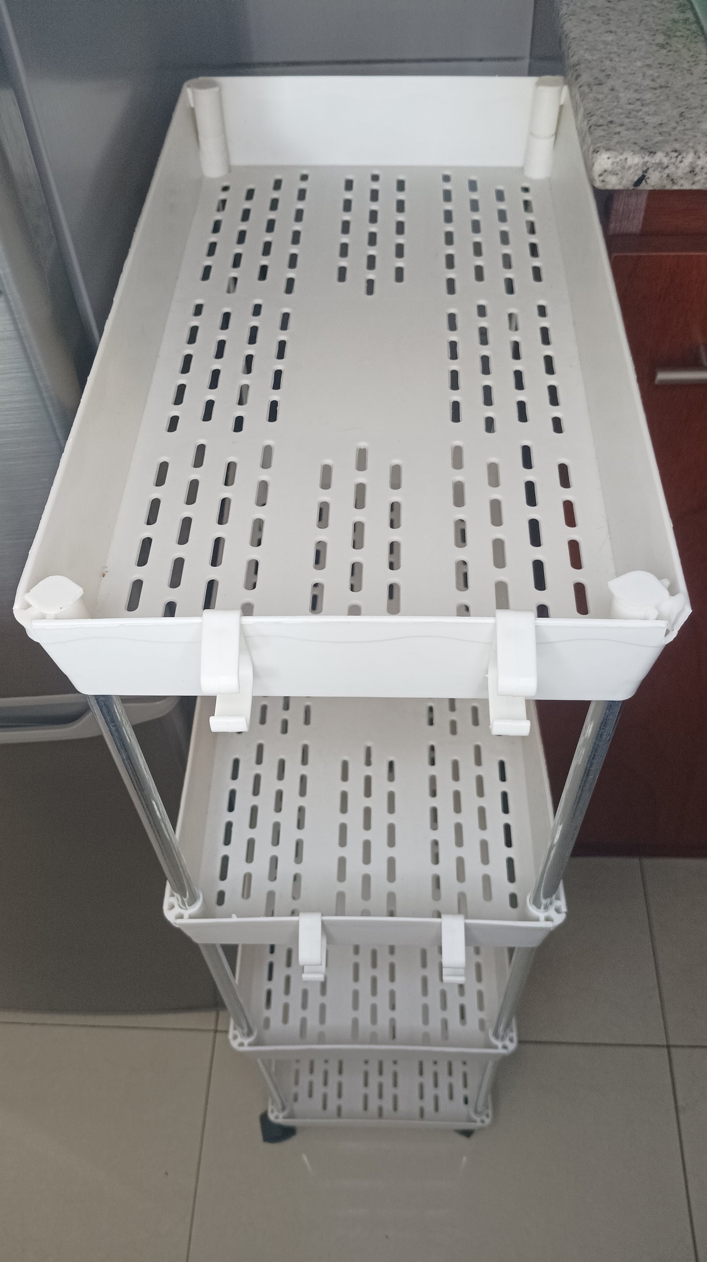 Moons™ Space Saver: Carrito Organizador Multiuso Slim de 4 Niveles (Cocina, Baño, Logia)