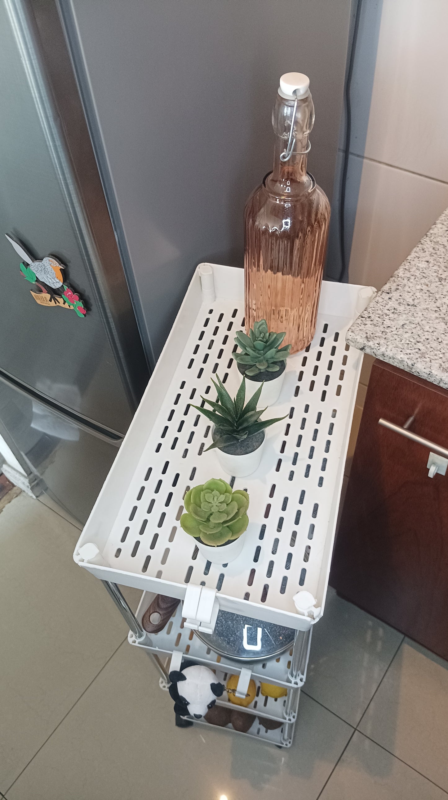 Moons™ Space Saver: Carrito Organizador Multiuso Slim de 4 Niveles (Cocina, Baño, Logia)